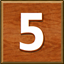 5 en bois